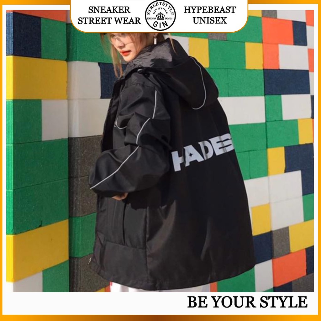 ÁO KHOÁC DÙ HADES PHẢN QUANG JACKET HADES - GIN STORE