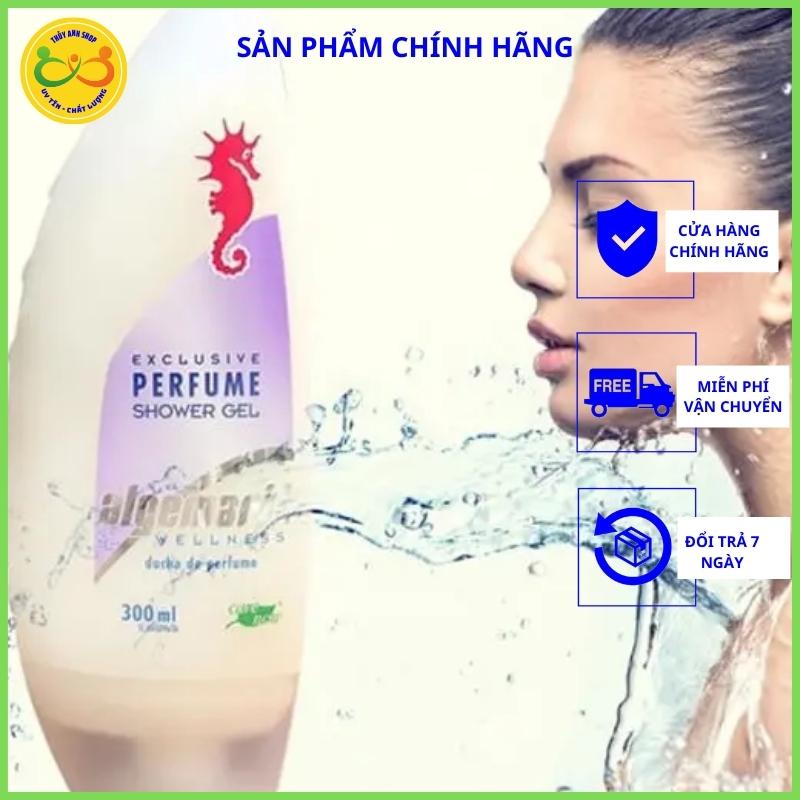 [FREESHIP] Sữa Tắm Dưỡng Da Cá Ngựa 300ml Algemarin Perfume Shower Gel TA34 Thơm Nồng Nàn Của Đức Chính Hãng