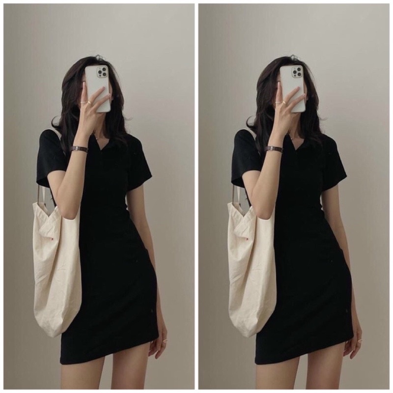 [RẺ VÔ ĐỊCH] Váy Polo Body Tay Ngắn Xinh Yêu, Đầm Polo Đi Dự Tiệc, Đi Chơi Dạo Phố, Đi Bar Sang Chảnh