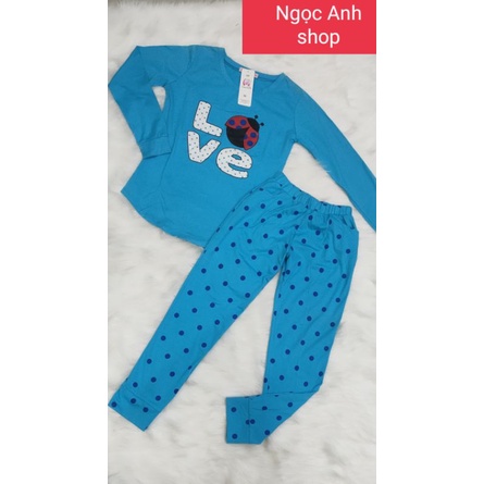 Bộ tay dài quần dài thun cotton 100% sale