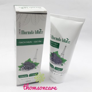 Morinda white 100ml - sữa rửa mặt không bọt - giúp dưỡng trắng da