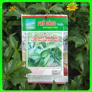 Hạt Giống Rau Đay Đỏ PN-02 Phú Nông - Gói 20g - Local Mallow Jute