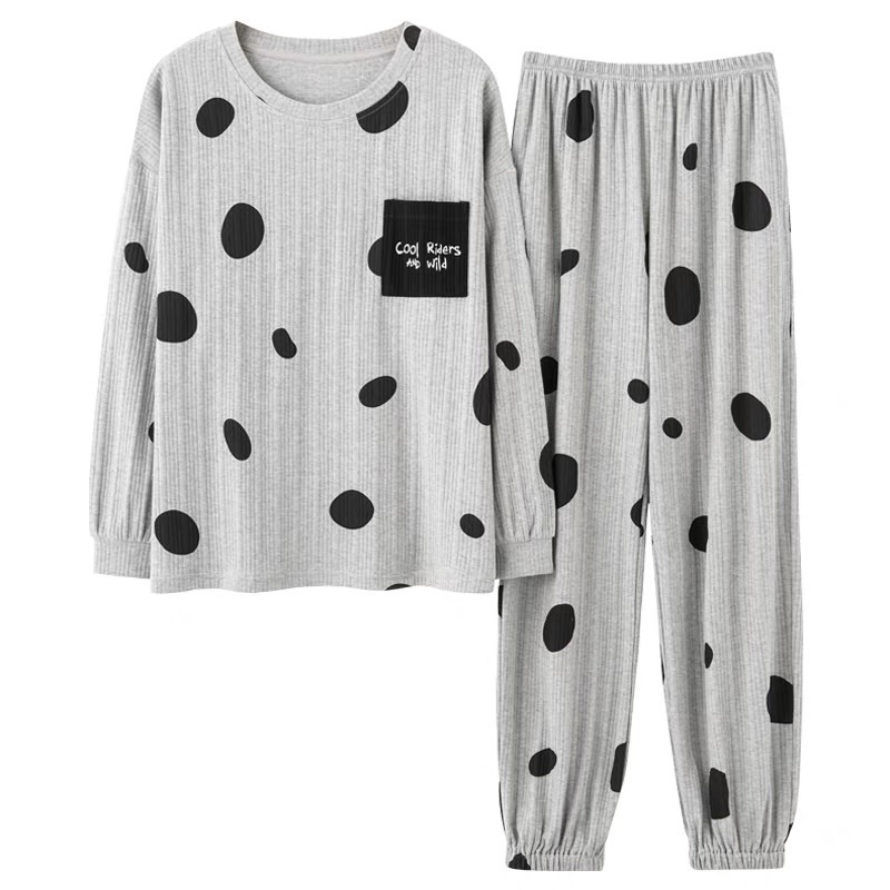 [Kèm Quà Tặng] Bộ Đồ Ngủ Thu Đông Nữ Cotton | BigBuy360 - bigbuy360.vn