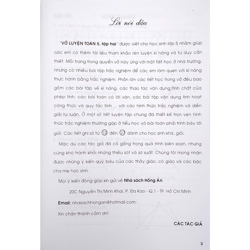 Sách Vở Luyện Toán 5  - Tập 2