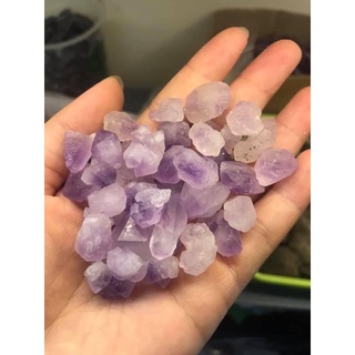 Vụn tím thô Amethyst thanh tẩy handmade