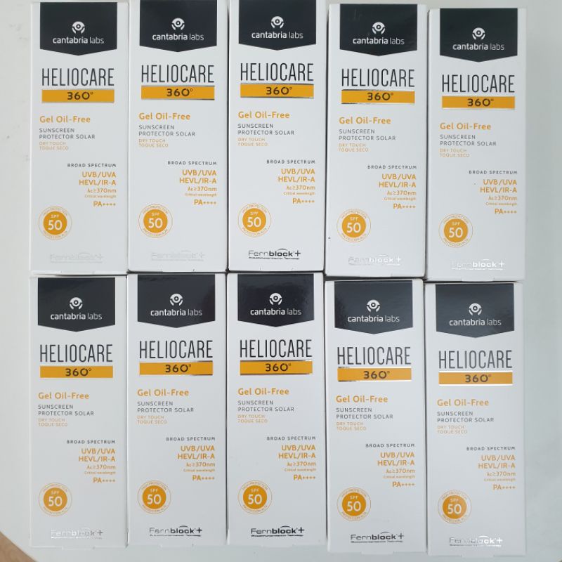 Gel chống nắng dành cho da nhờn, da hỗn hợp Heliocare 360 Gel Oil free SPF 50 50ml