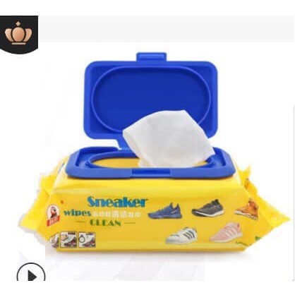 [ SALE TƯNG BỪNG]  Giấy ướt chuyên dụng lau giày thần thánh loại to 30 tờ