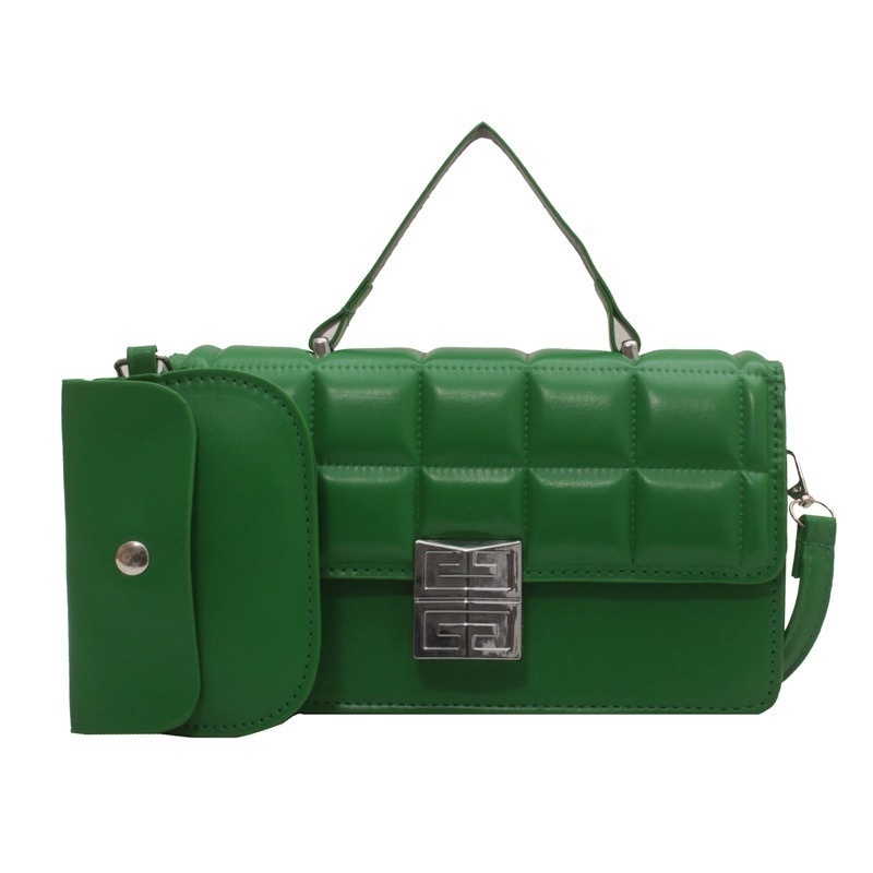 Túi Xách Đeo Vai Hình Vuông Nhỏ Màu Trơn Phong Cách Hàn Quốc NB00129