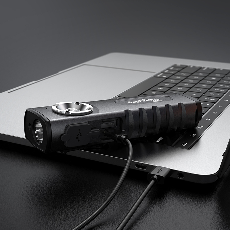 [Mã LIFEHLDEC giảm 10% đơn 99k] Đèn pin LED Supfire G20 có laser cỡ nhỏ hỗ trợ sạc USB đa năng