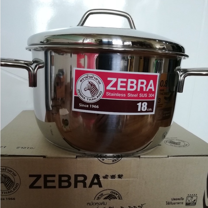Nồi Inox Zebra Thái Lan 3 Đáy Extreme Infinity 18cm 2,5l-162286