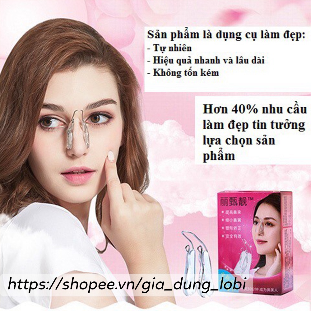 Kẹp nâng mũi cao silicon dụng cụ định hình noise up