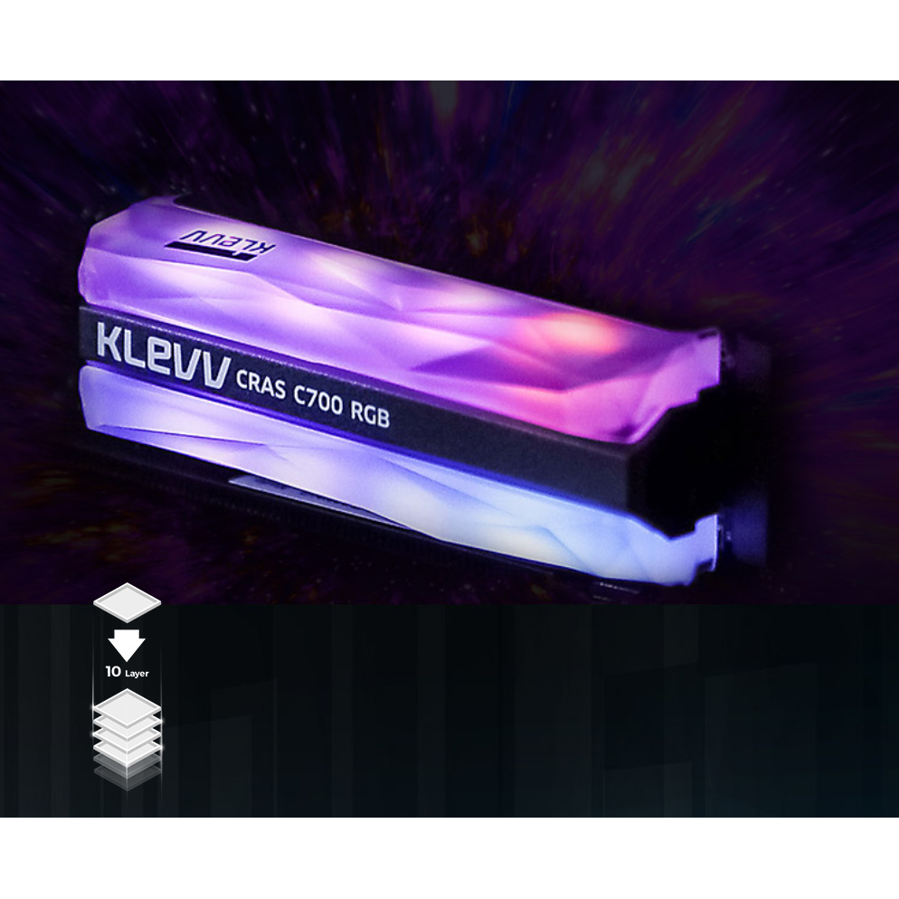 SSD Klevv CRAS C700 RGB 240GB M2 NVME Gen3x4 | BigBuy360 - bigbuy360.vn