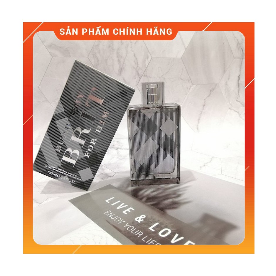 [Chính hãng] Nước hoa Nam Burberry BRIT FOR HIM 50ml - FULL SEAL