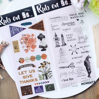 Sticker cạo vintage