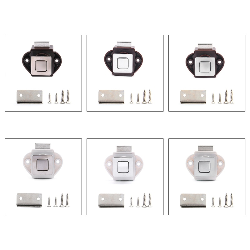 Chốt Khóa Cửa Tủ Không Chìa Khóa Kèm Ốc Vít 20mm