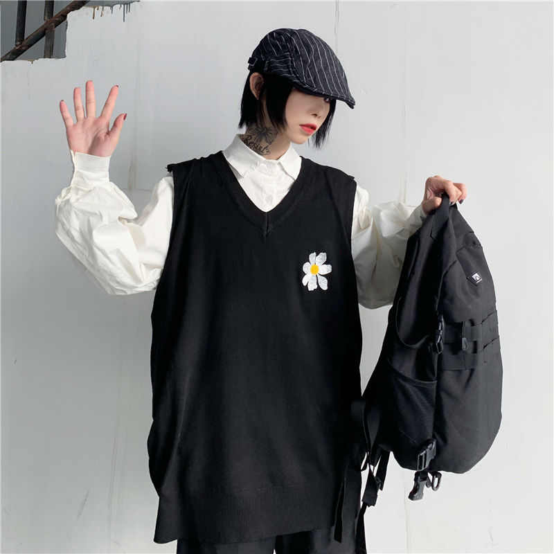 Áo gile bằng vải lông nhung thời trang cho nữ sinh