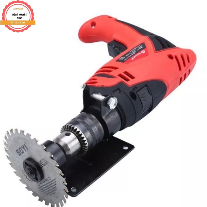 Bộ phụ kiện trục 6mm -10mm chuyển đổi máy khoan thành máy cắt đa năng có lá chắn