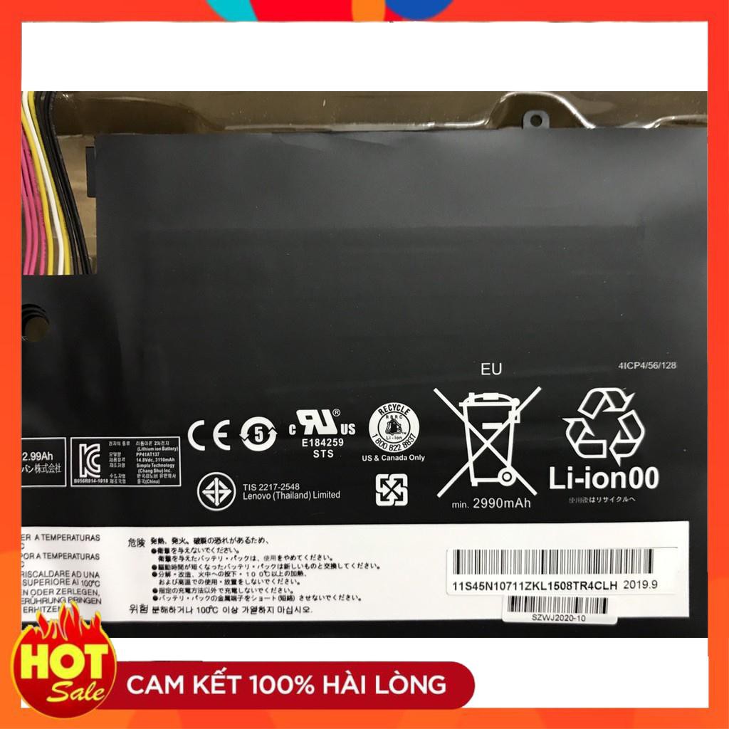 HÀNG ZIN  Pin (Battery) Lenovo ThinkPad X1 Carbon 3444 3448 3460 3462 3463 45N1070 45N1071 Zin