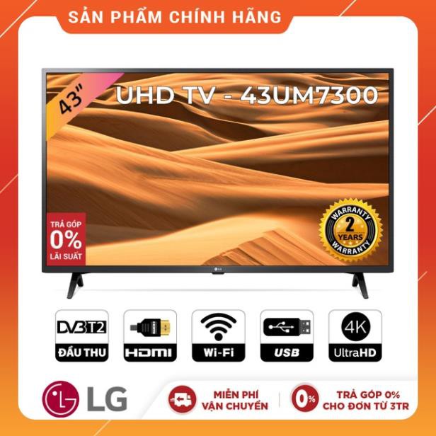 Smart Tivi LG 43 Inch UHD 4K 43UM7300PTA Model 2019 - Có Magic Remote (Chính Hãng)