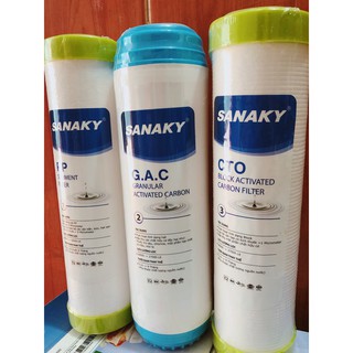 Bộ 3 lõi lọc thô 1,2,3 SANAKY chính hãng