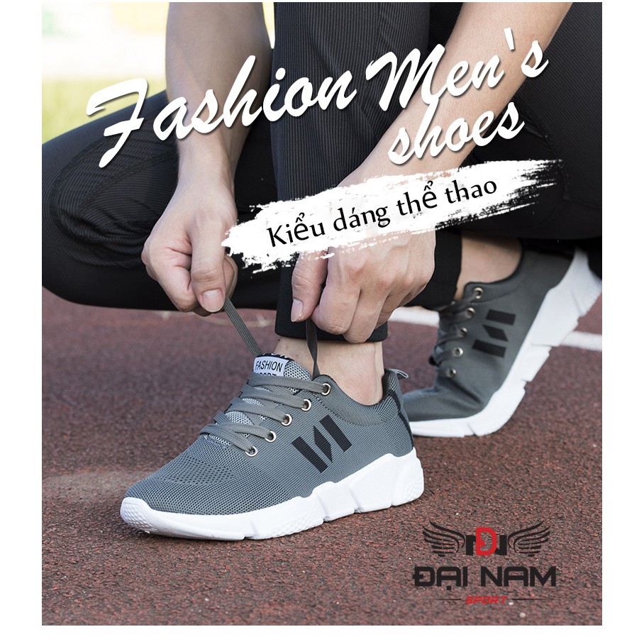 Giày thể thao nam siêu nhẹ kiểu dáng sneakers DNS02