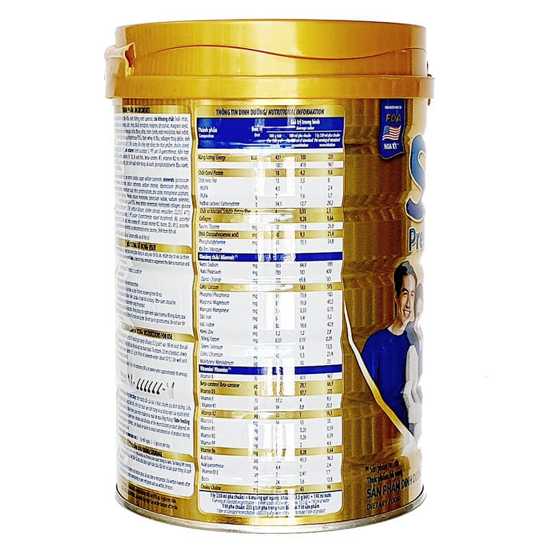 Sữa bột Sure preven Gold 900g Vinamilk