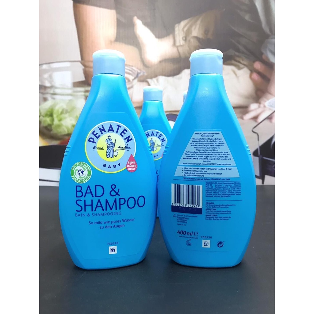Sữa tắm gội Penaten chống cảm cúm cho bé 400ml - Đức (MẪU MỚI)
