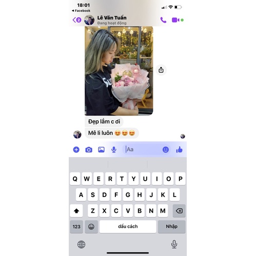 Hoa sáp-bó hoa hồng sáp 35 bông kết hợp giấy xốp hàn tặng kèm chữ và thiệp