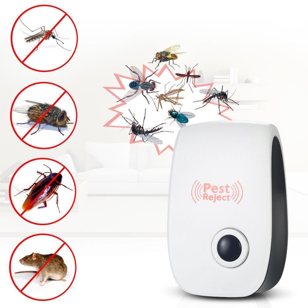 Máy phát sóng siêu âm từ tính chống chuột muỗi gián côn trùng tiện dụng
