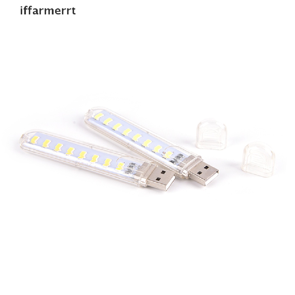 Đèn LED USB Mini 8 Bóng Di Động Tiện Dụng Cho PC / Laptop