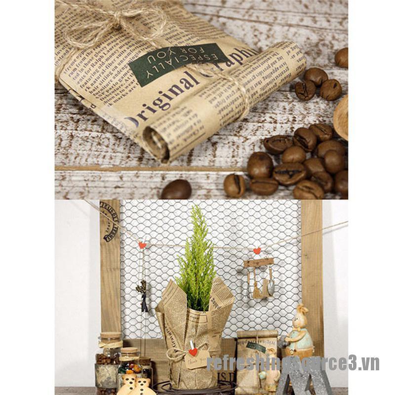 Giấy Gói Quà Giáng Sinh 2 Mặt Phong Cách Cổ Điển