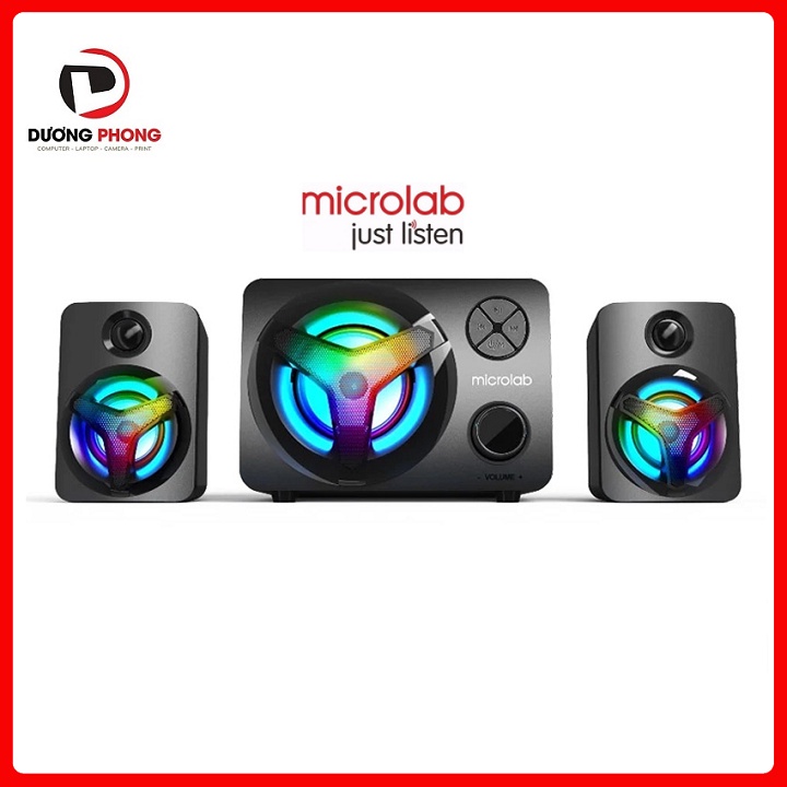 Loa Microlab U210 Có Bluetooth 5.0, USB, SD Card, FM, Đèn LED nổi bật - BH 12 tháng Chính hãng