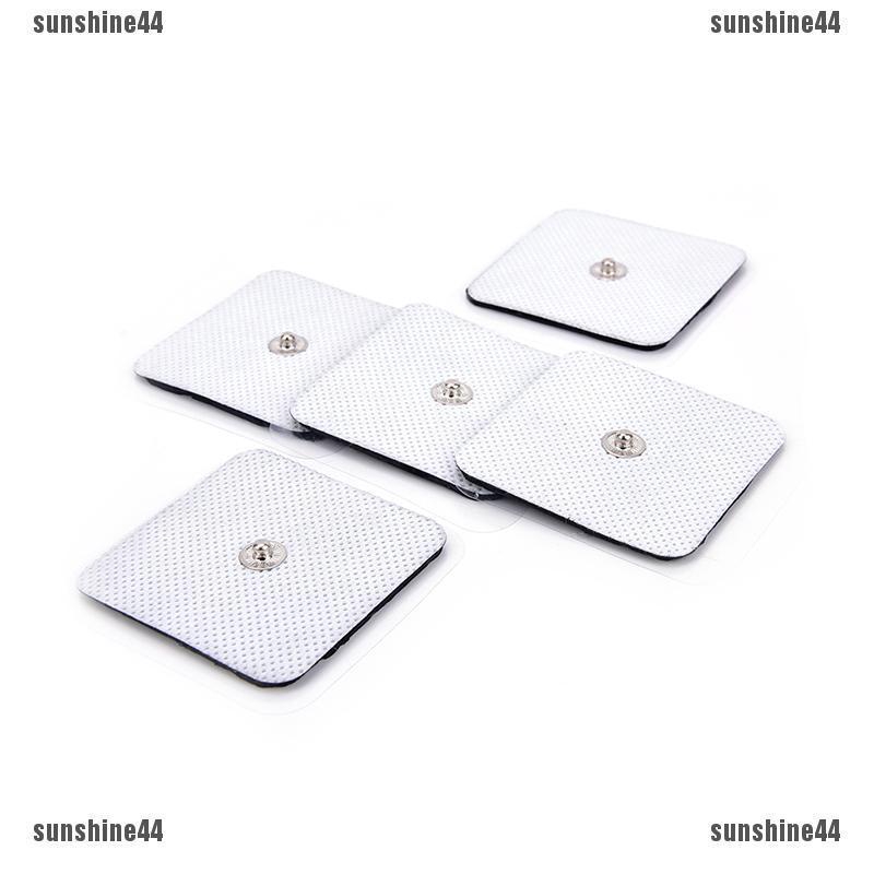 Bộ 10 Miếng Đệm Vuông Thay Thế Cho Máy Mát Xa Tens Units