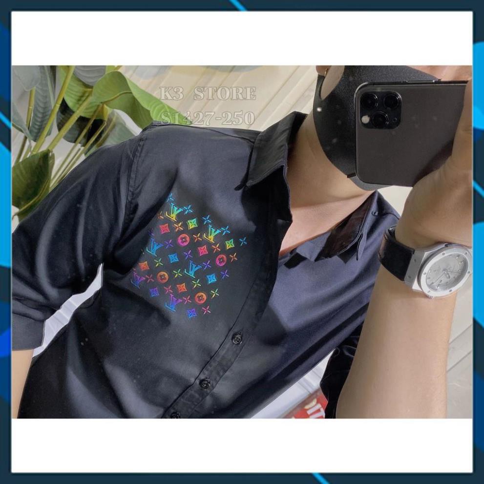 FREESHIP HOẢ TỐC“ HOTREND “ Sơ Mi Trắng Cao Cấp - Áo Sơ Mi Trắng Nam Thêu Hoạ Tiết New