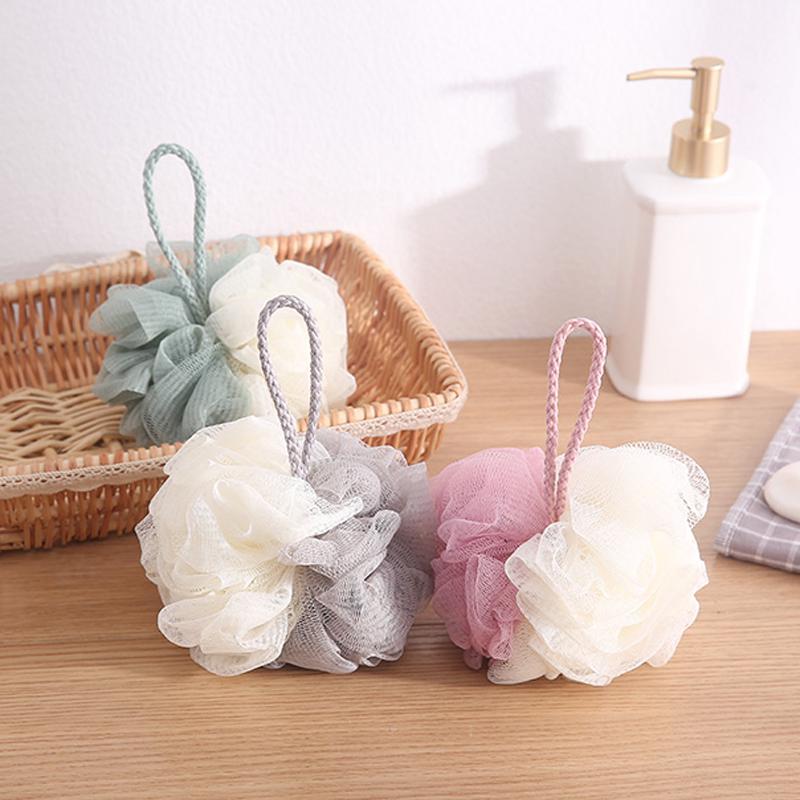 Bông tắm xốp lưới hai màu vệ sinh sạch sâu cho da