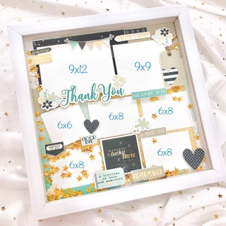 (Nowship) KHUNG ẢNH NỔI 3D - size 30x30cm