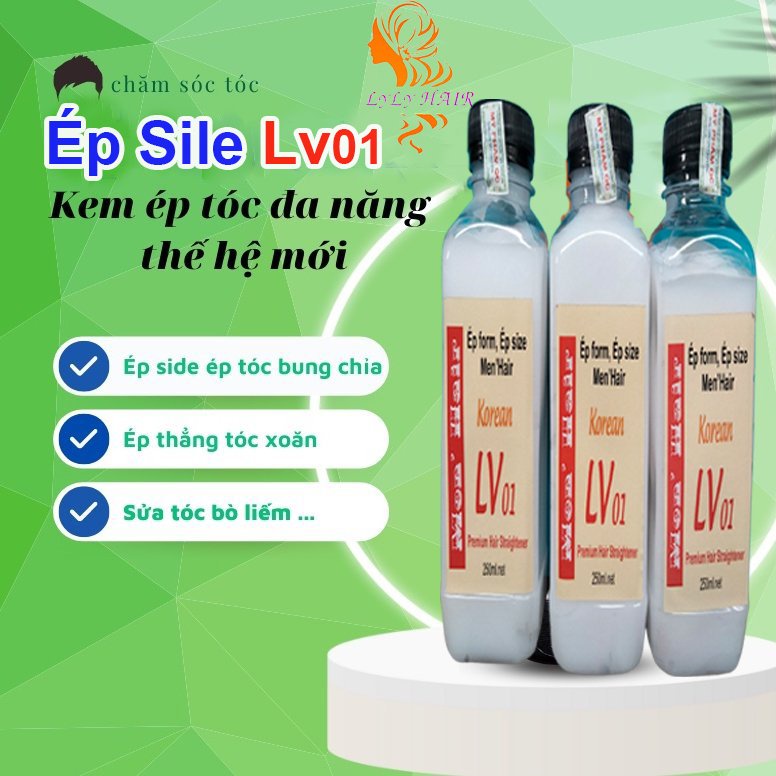 THUỐC ÉP SIDE LÀM PHỒNG TÓC NAM KÈM PHỤ KIỆN