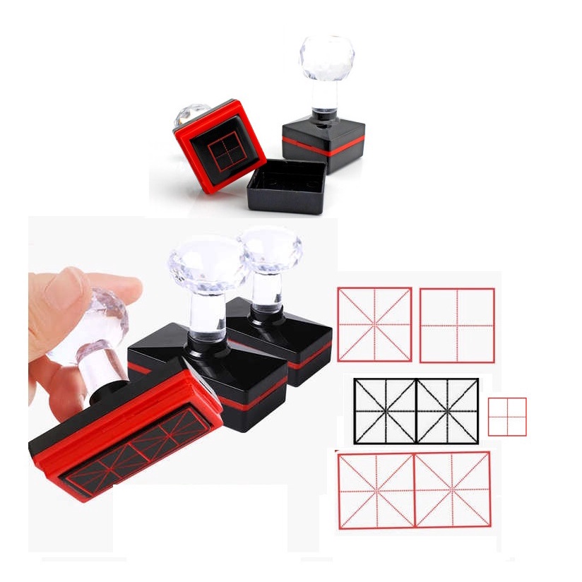 Combo 2 mọc đóng hình ô chữ mễ ô chử vuông dùng định dạng khung luyện viết chữ hán đẹp