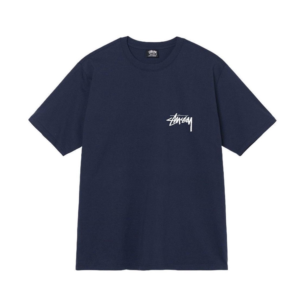 Áo Thun Tay Ngắn In Hình Xúc Xắc Stussy Thời Trang Mùa Hè Trẻ Trung