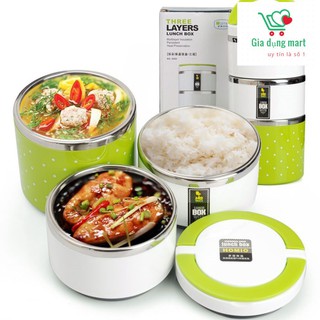 Cặp lồng cơm giữ nhiệt 3 tầng