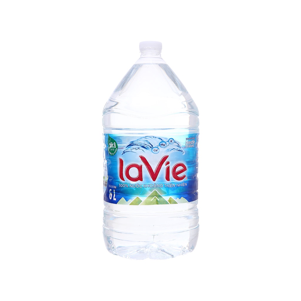 Nước khoáng thiên nhiên Lavie can 5L