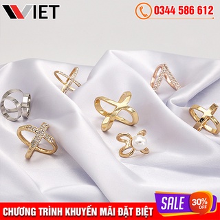 Nút khóa khăn, khóa cài khăn lụa nhiều mẫu hot trend cho giới trẻ