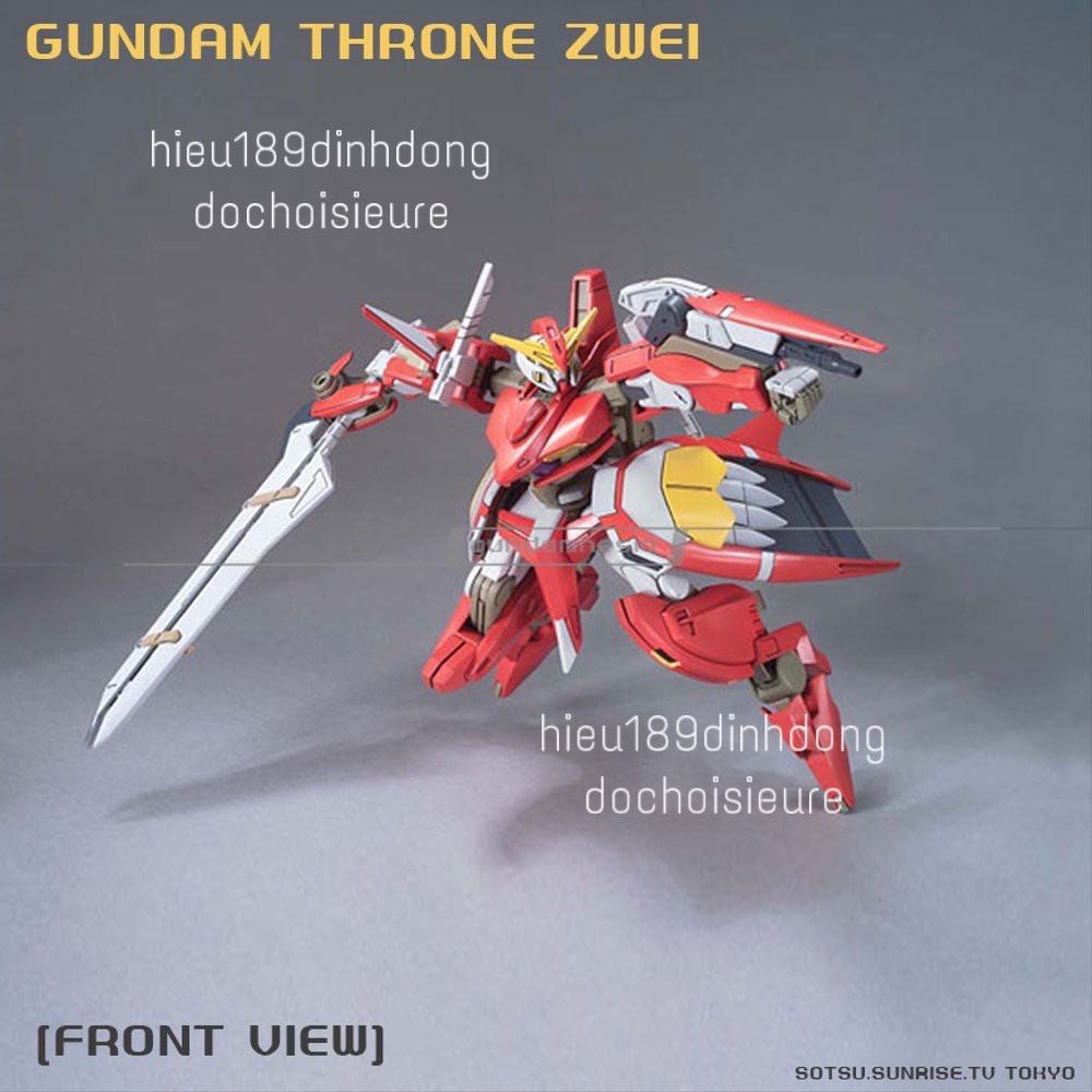 Lắp ráp gundam hg 1/144 throne zwei 12