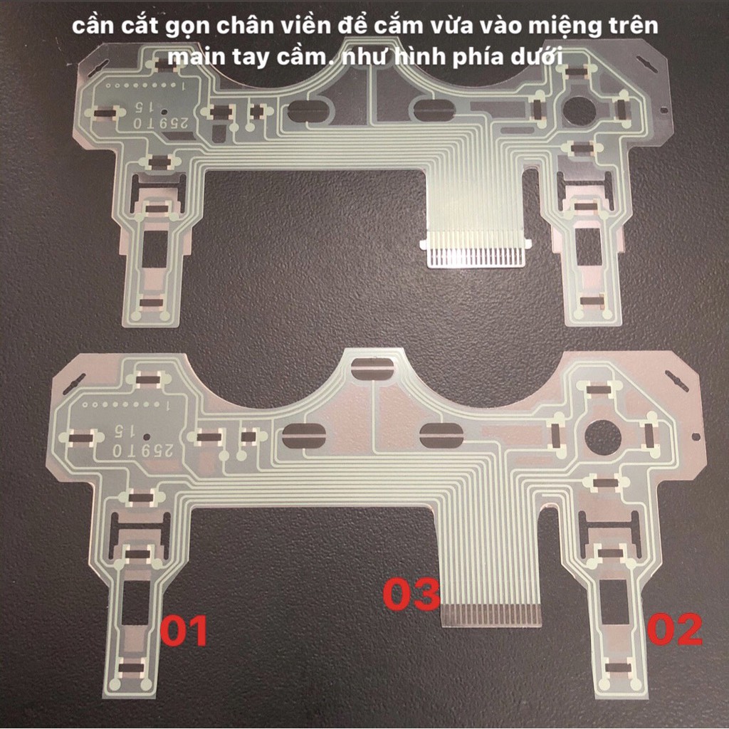 Vỉ mạch tay cầm PS2 - Loại xịn model chữ H chính hãng