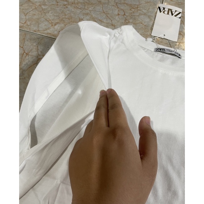Áo Zara Xuất Xịn Tay Liền Sang Chảnh Cá Tính Size S Dưới 55kg