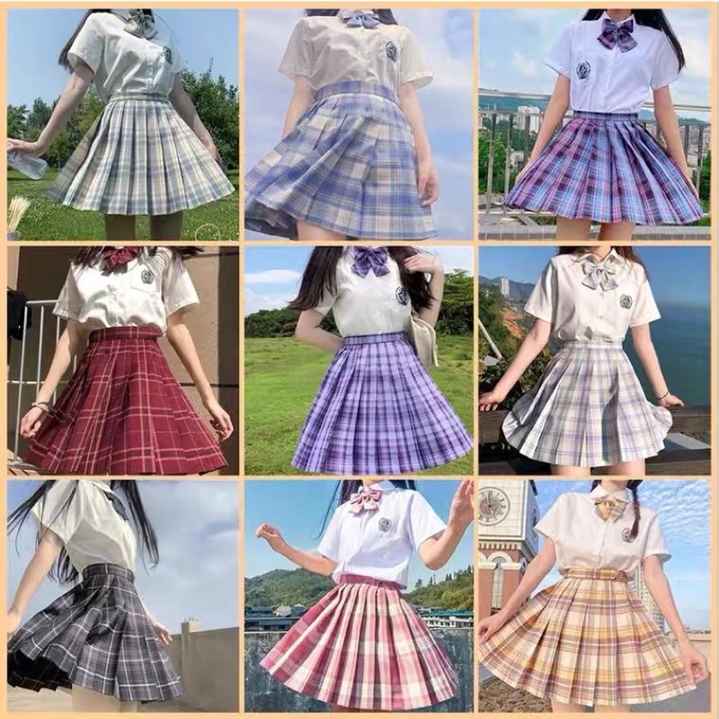 Set Đồng Phục Học Sinh JK Phong Cách Nhật Bản Hot Trend Tik Tok 2021- KN