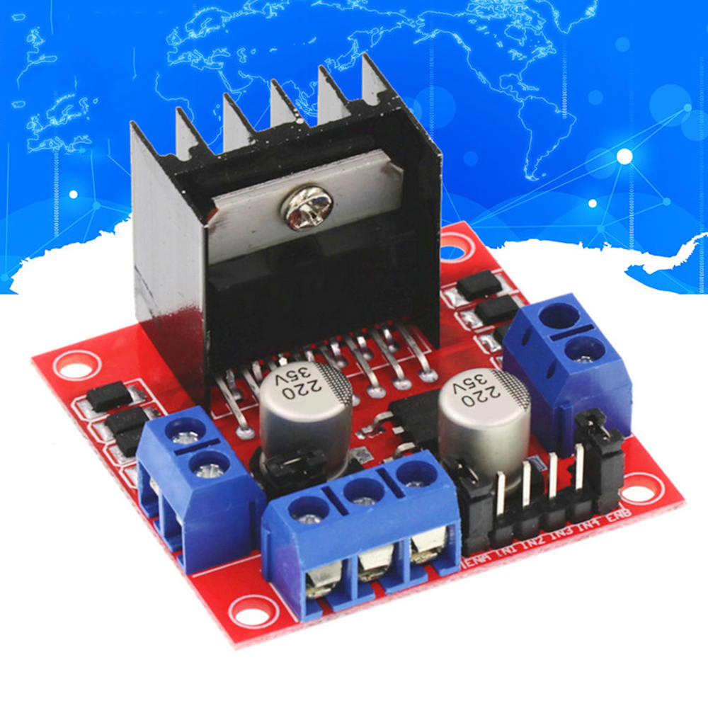 Bảng Mạch Điều Khiển Động Cơ Bước L298N Dc Cho Arduino