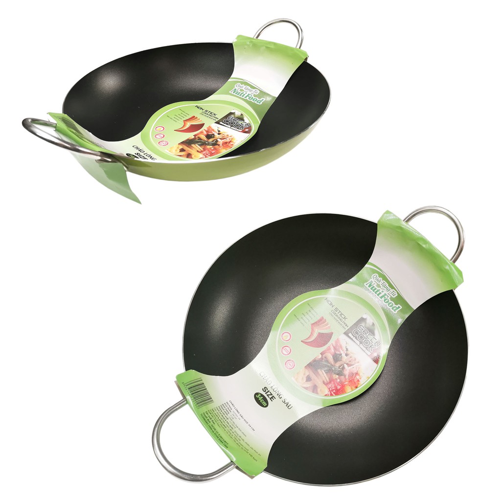 Chảo Lòng Sâu GreenCook Size 34cm (Quà tặng từ Nutifood)