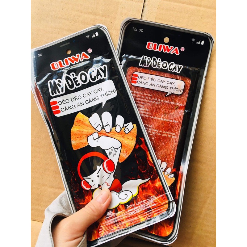 Snack mì dẻo cay ngon