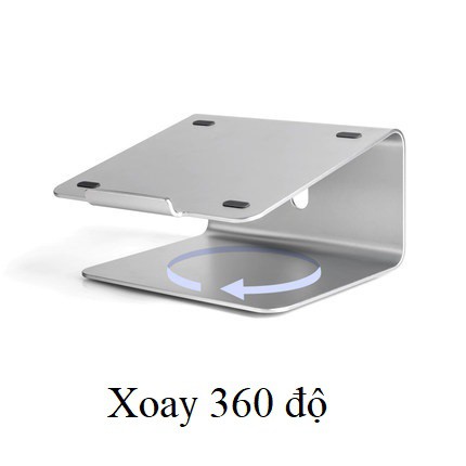 Đế nâng Laptop stand xoay 360 độ AP2 UP nhôm nguyên khối tản nhiệt